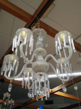 Lampadario Ott Crist Vetro 5 L