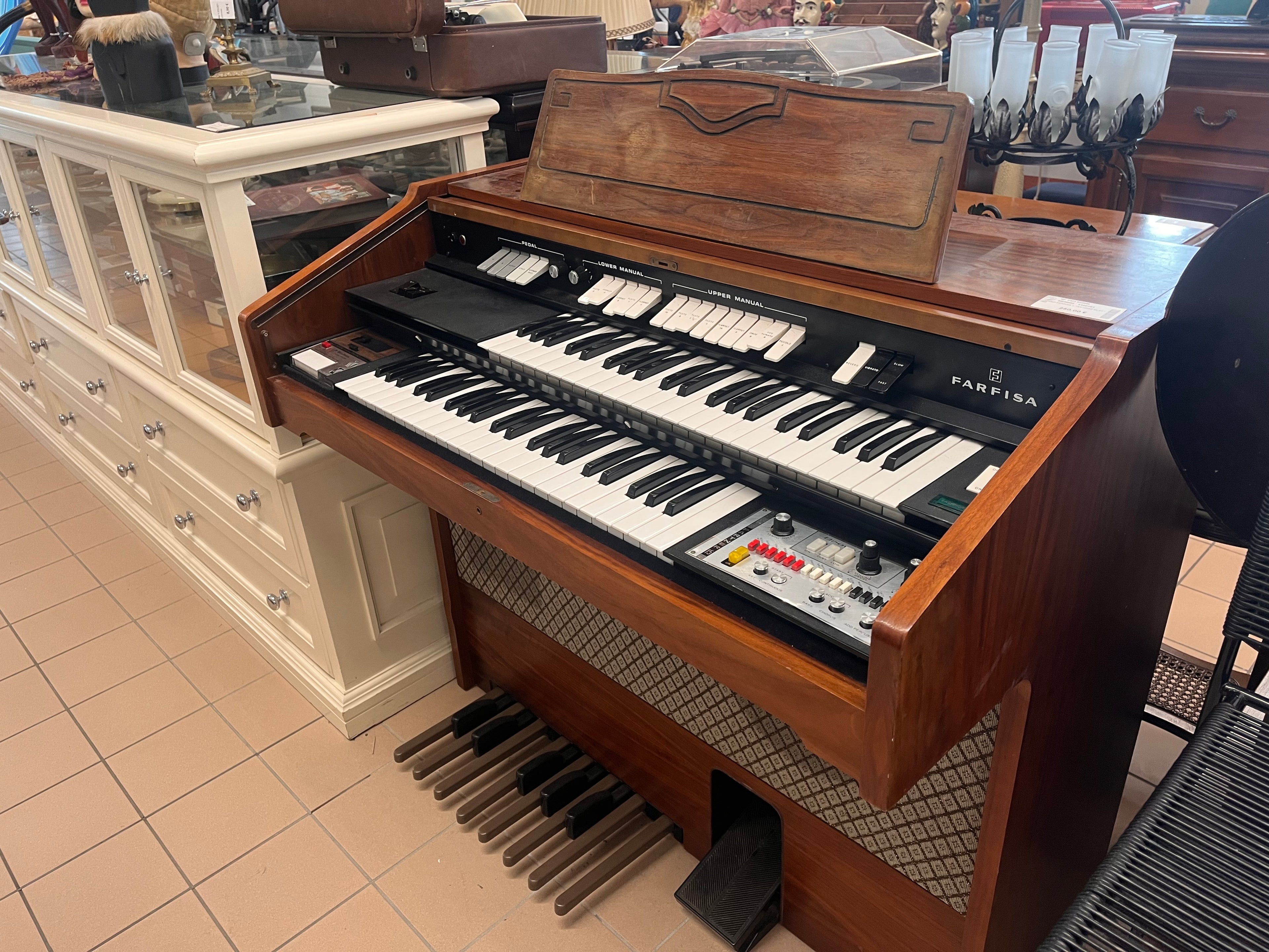 Organo Farfisa 2 Tastiere Elett 1980