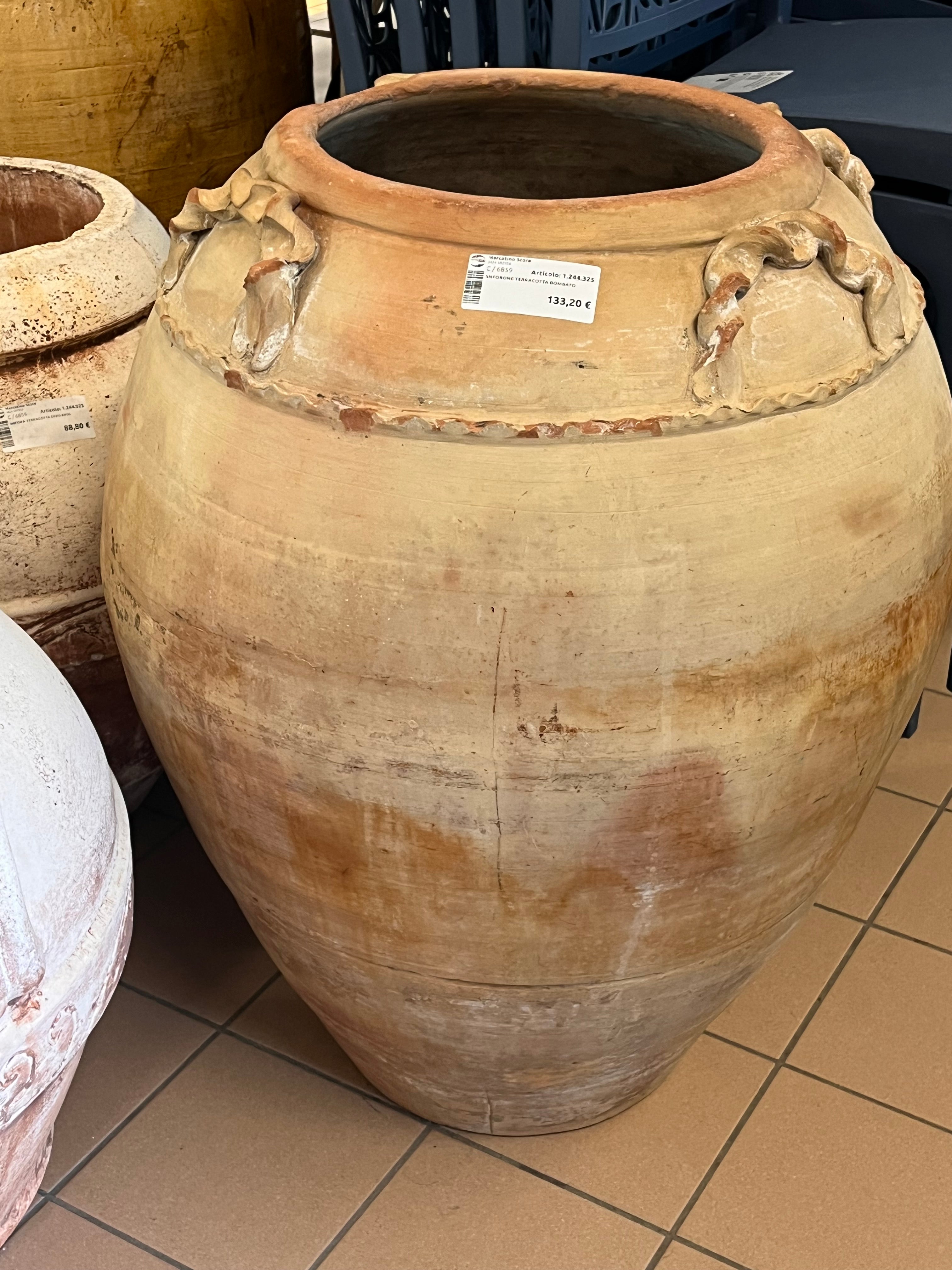 Anforone Terracotta Bombato