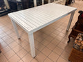 Tavolo Alluminio Bianco Da Esterno Difetto