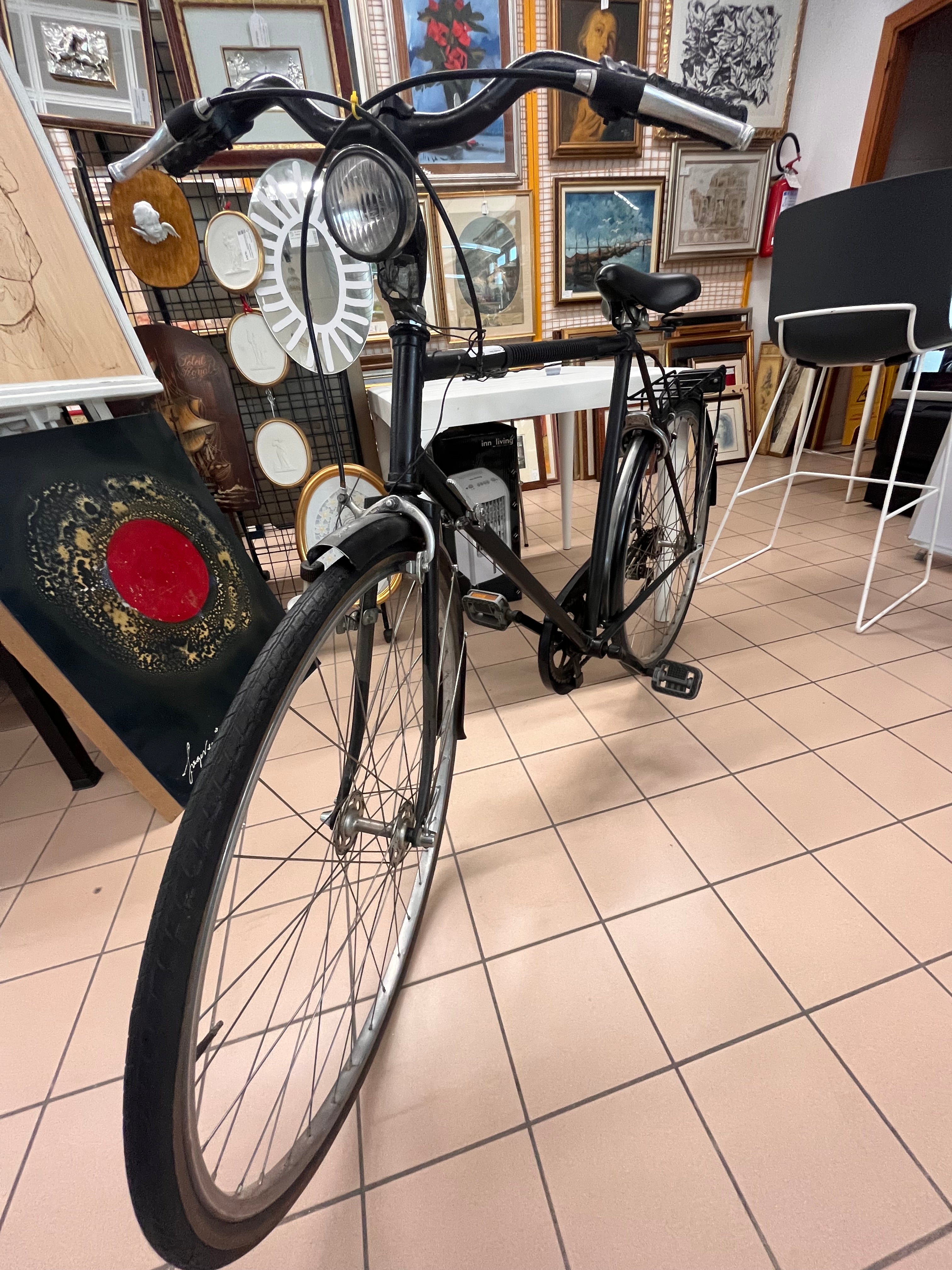 Bici Da Uomo Nera Vecchia Galeti