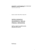 Intelligenza Numerica Nella Prima Infanzia - 18-36 Mesi - Daniela Lucangeli, Silvana Poli, Adriana Molin