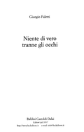 Niente Di Vero Tranne Gli Occhi - Giorgio Faletti