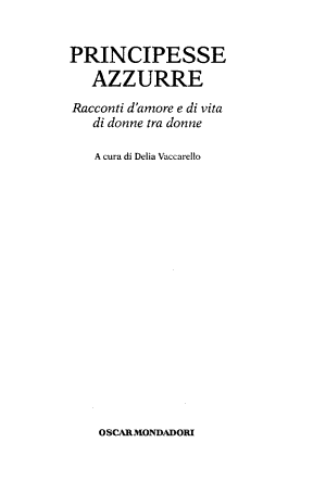 Principesse Azzurre - Delia Vaccarello