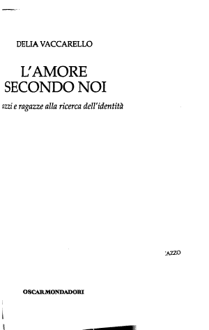L'amore Secondo Noi - Delia Vaccarello