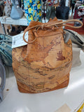 Borsa Sacco Alviero Martini Beige Pelle