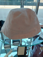 Cappello Rosa T Lv Tela Rosa Fiori Rombi