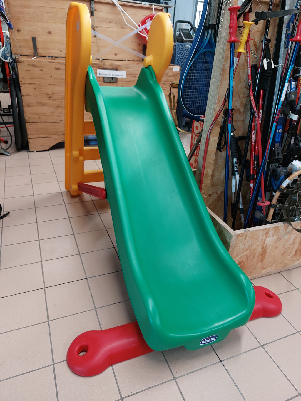 Scivolo G Verde Rosso Chicco